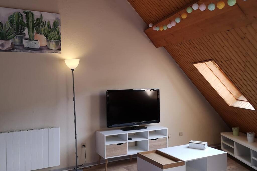 Duplex Au Centre Ville, Dans Cour Interieure Calme Dole Exterior foto